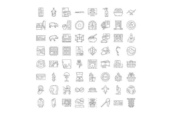 Diverse Line Icons: Building a Visual Language for Modern Design