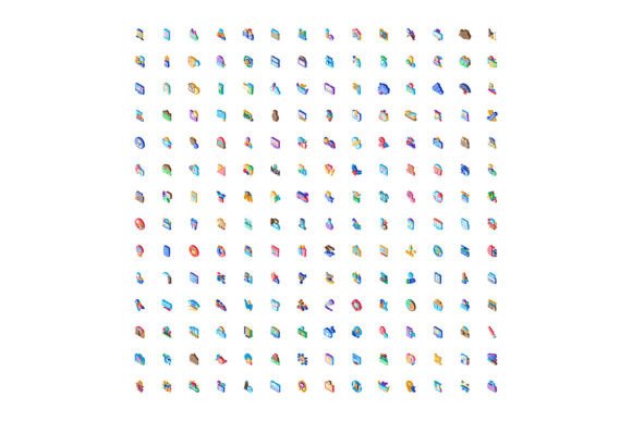 Isometric Colorful Symbols Representing: A Dynamic Toolkit for Modern Digital Design