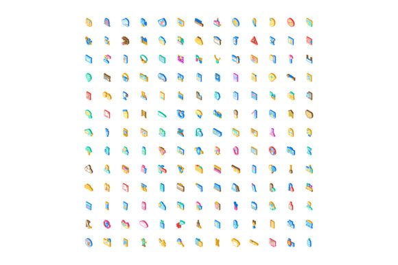 Isometric Icon Collection for Diverse Design Needs