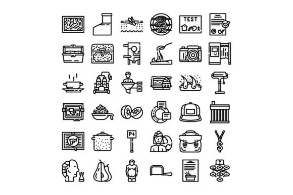 Miscellaneous Black and White Line Icons: A Practical Choice for Modern Design Projects