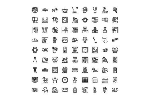 Modern Black Line Icon Sets: A Practical Resource for Designers and Content Creators