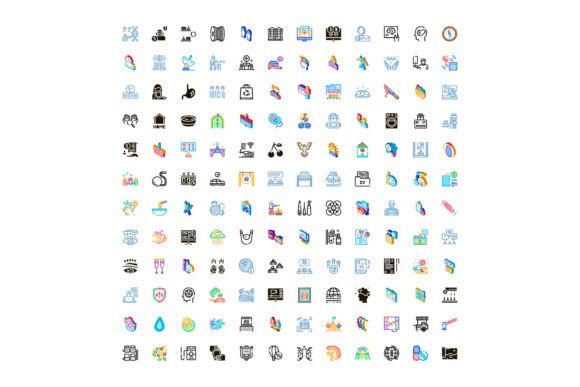 Strategic Value of a Large Collection of Diverse Business Icons for Modern Professionals