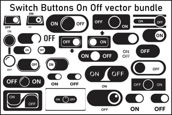 Switch Buttons On Off Vector Bundle: A Practical Choice for Modern UI Design